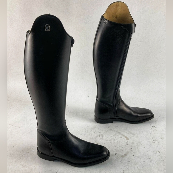 Women's Cavallo Black Leather Riding Boots Size UK 5 /5.5 / US Size 7.5 To 8 - Picture 8 of 16